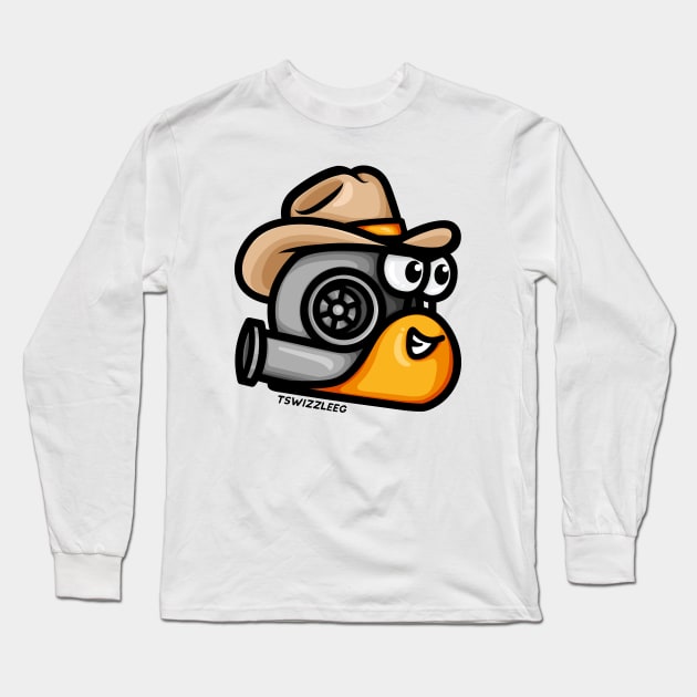 Turbo Snail - Yeet-Haw (Orange) Long Sleeve T-Shirt by hoddynoddy